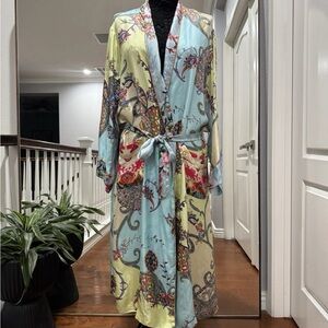 Johnny Was Floral Multicolor Kimono size M